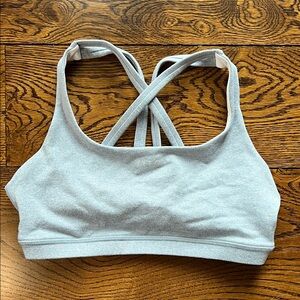 FLEO Heather Light Blue Sports Bra